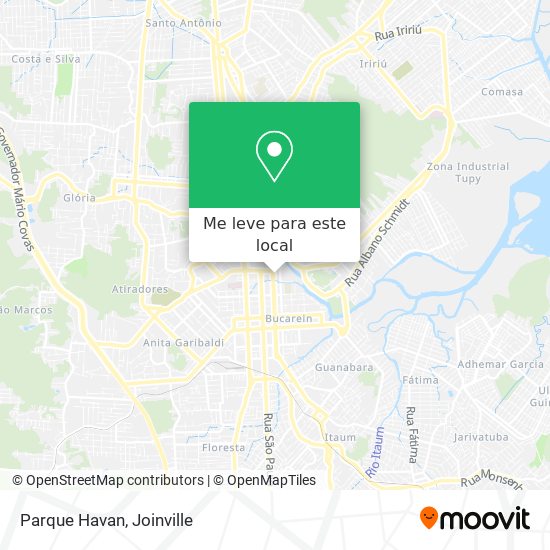 Parque Havan mapa
