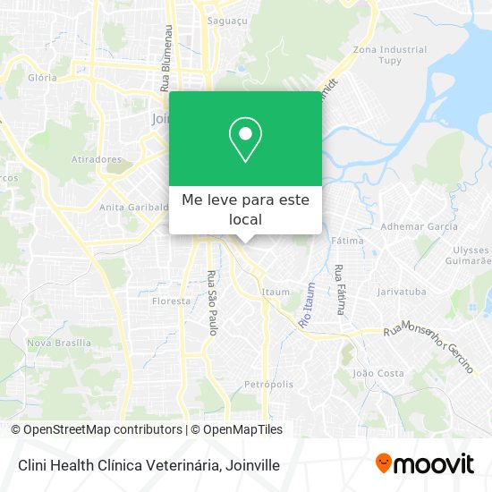 Clini Health Clínica Veterinária mapa