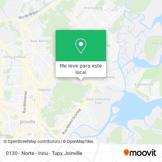 0130 - Norte - Iririu - Tupy mapa