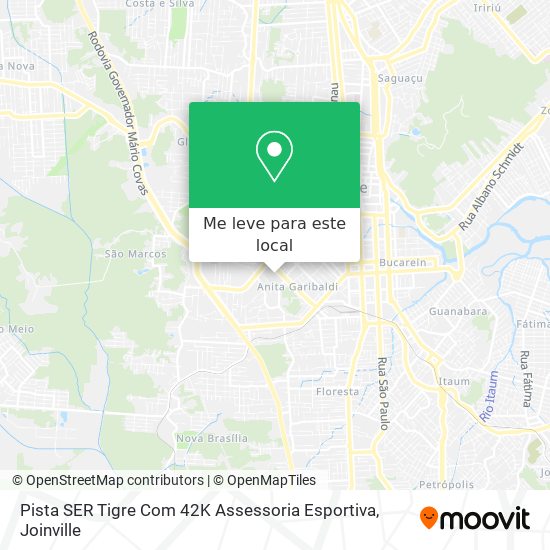 Pista SER Tigre Com 42K Assessoria Esportiva mapa