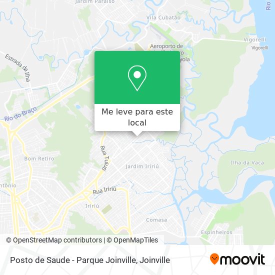 Posto de Saude - Parque Joinville mapa