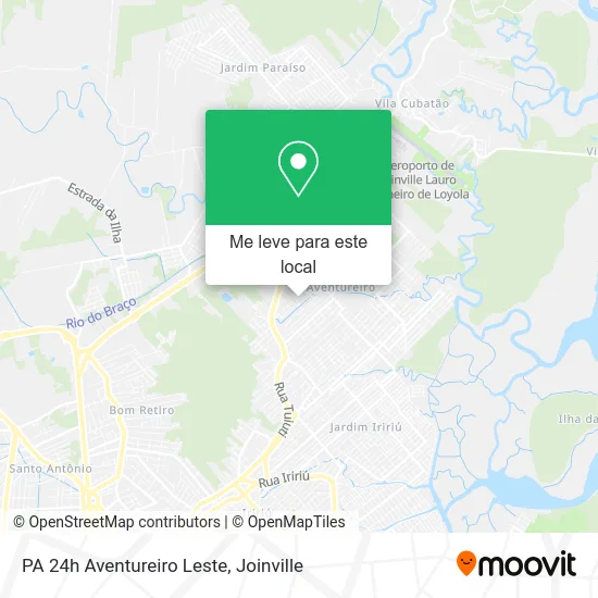 PA 24h Aventureiro Leste mapa