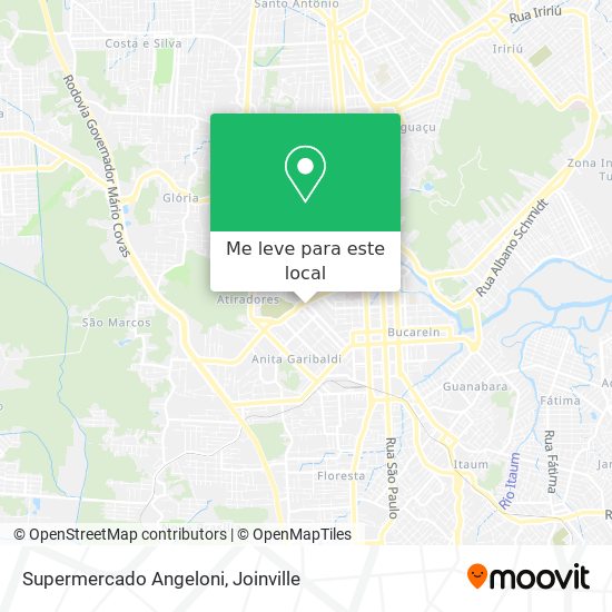 Supermercado Angeloni mapa