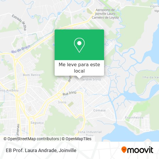 EB Prof. Laura Andrade mapa