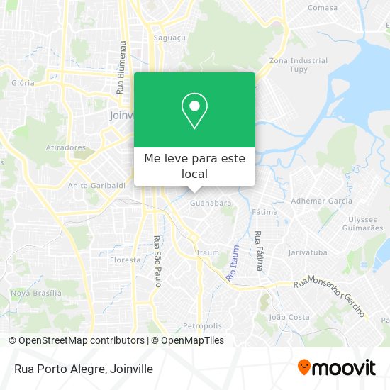 Rua Porto Alegre mapa