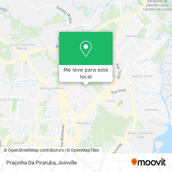 Praçinha Da Piratuba mapa