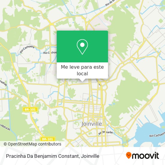 Pracinha Da Benjamim Constant mapa