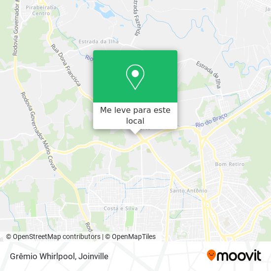 Grêmio Whirlpool mapa