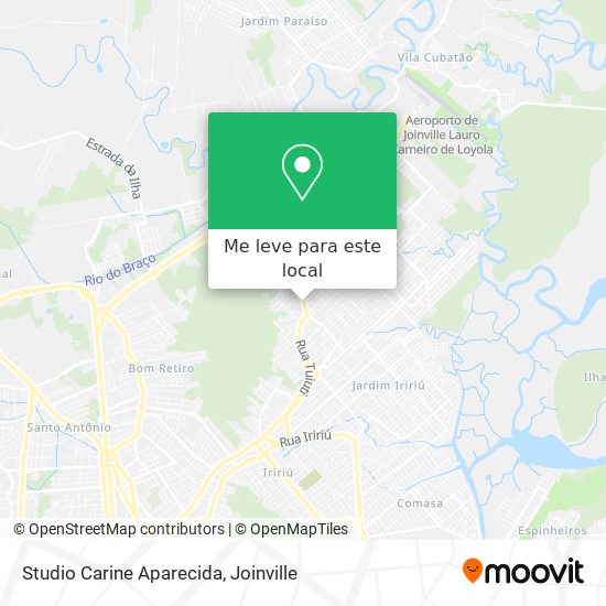 Studio Carine Aparecida mapa