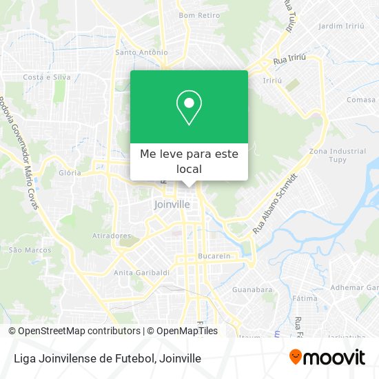 Liga Joinvilense de Futebol mapa