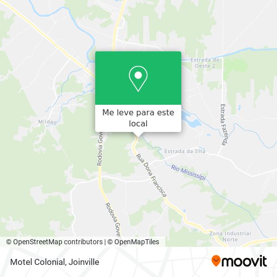 Motel Colonial mapa