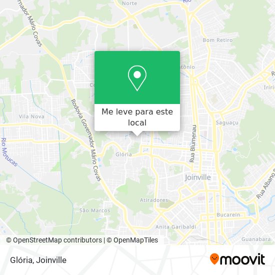 Glória mapa