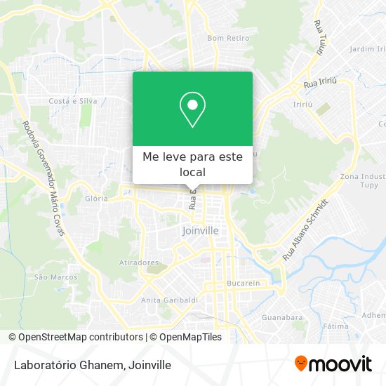 Laboratório Ghanem mapa