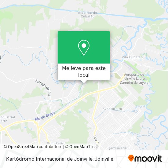 Kartódromo Internacional de Joinville mapa
