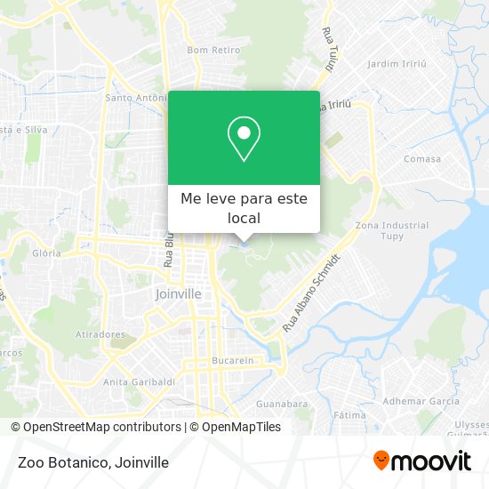 Zoo Botanico mapa