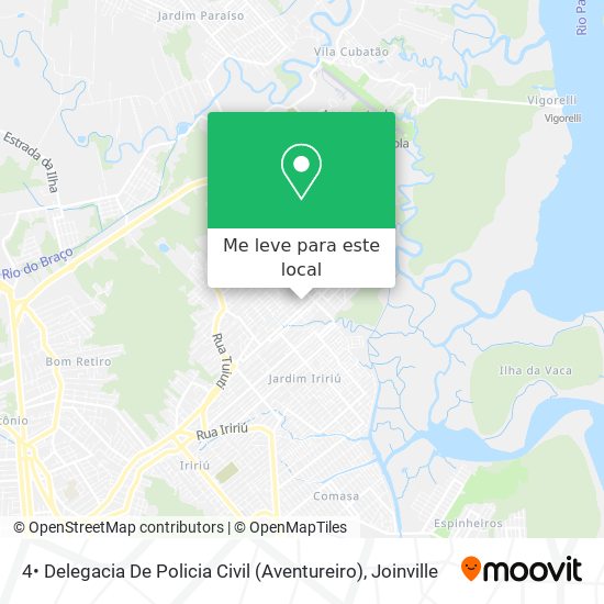 4• Delegacia De Policia Civil (Aventureiro) mapa