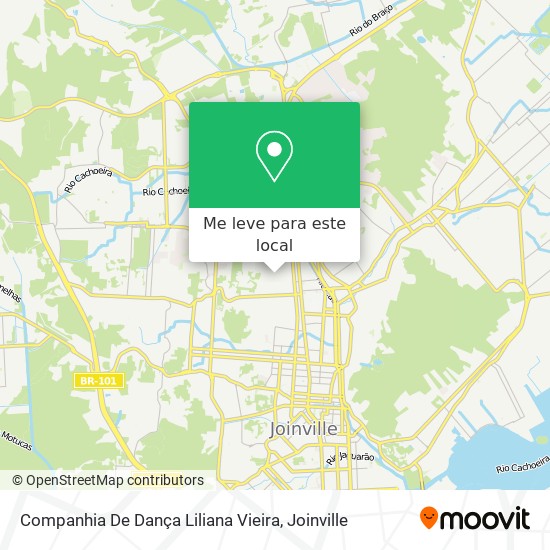 Companhia De Dança Liliana Vieira mapa