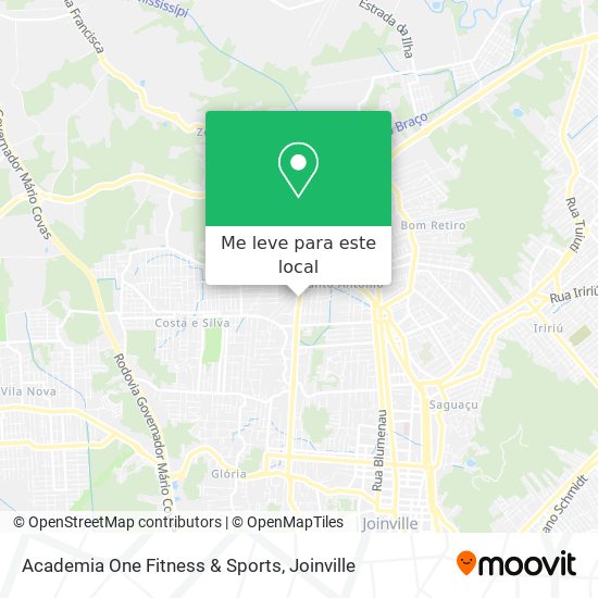 Academia One Fitness & Sports mapa