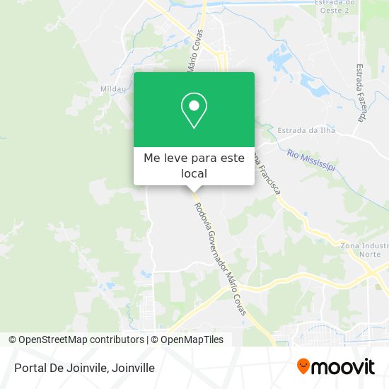 Portal De Joinvile mapa