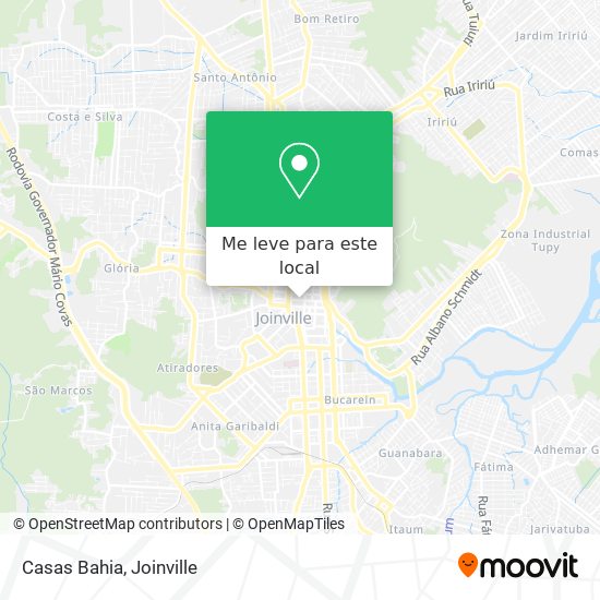 Casas Bahia mapa