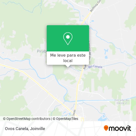 Ovos Canela mapa