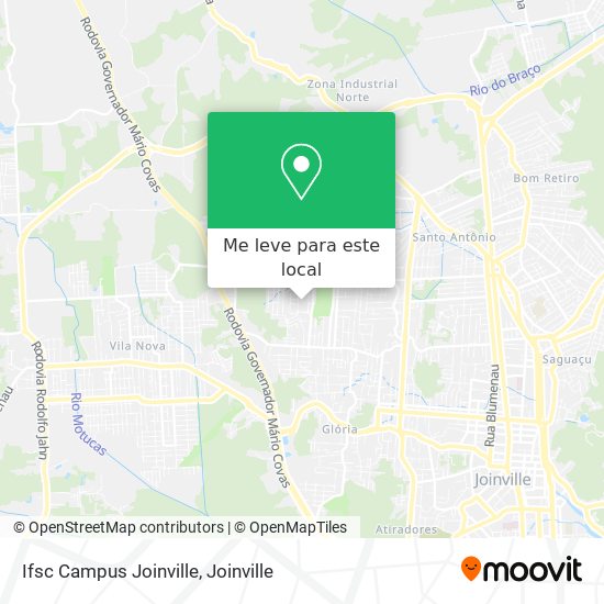 Ifsc Campus Joinville mapa