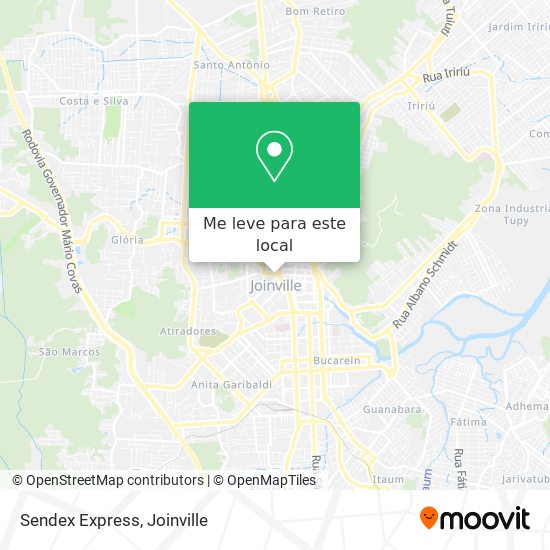 Sendex Express mapa