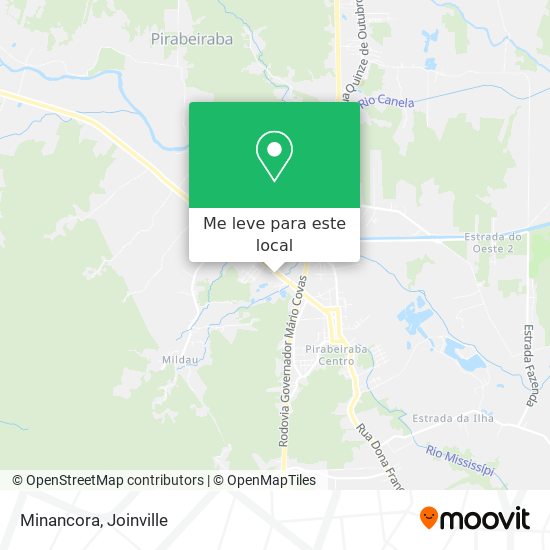 Minancora mapa