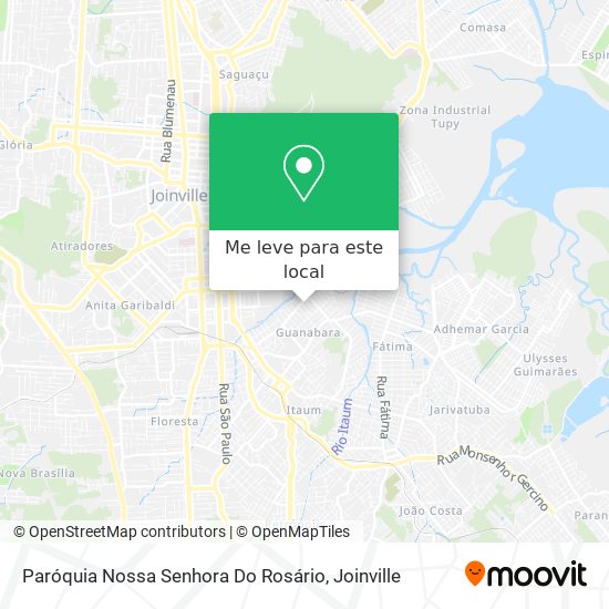 Paróquia Nossa Senhora Do Rosário mapa