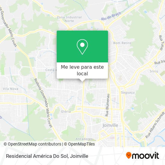 Residencial América Do Sol mapa