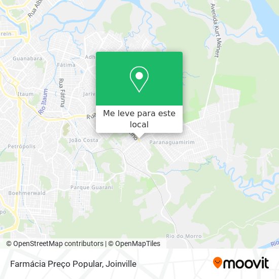 Farmácia Preço Popular mapa