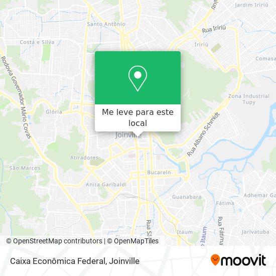 Caixa Econômica Federal mapa