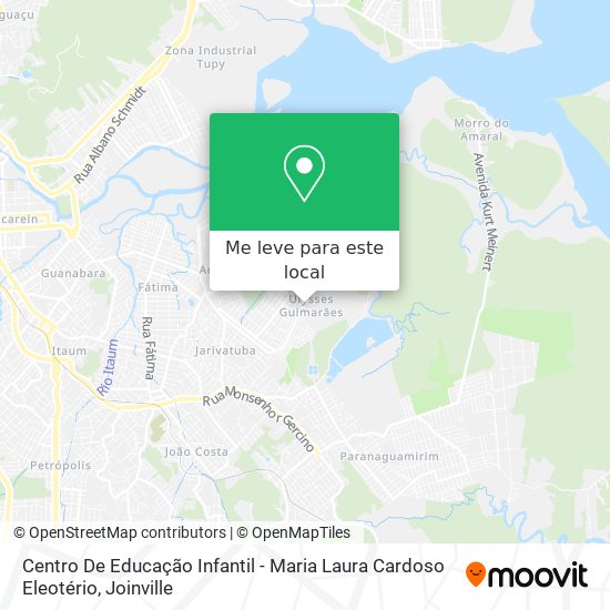 Centro De Educação Infantil - Maria Laura Cardoso Eleotério mapa