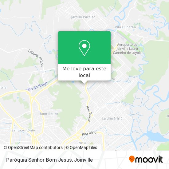 Paróquia Senhor Bom Jesus mapa