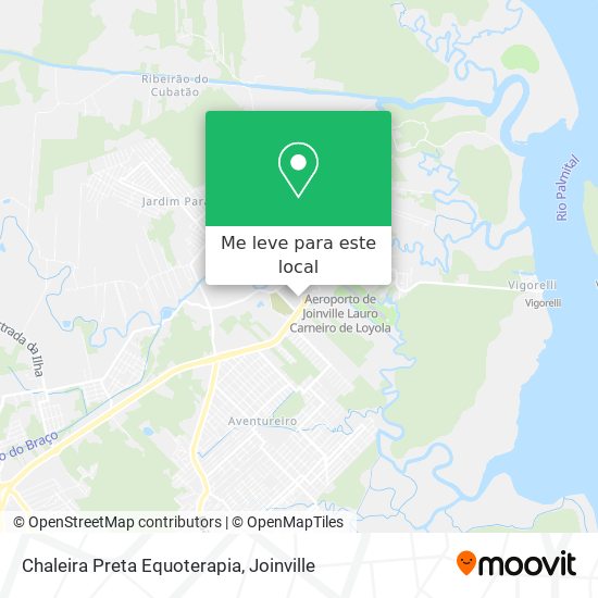 Chaleira Preta Equoterapia mapa