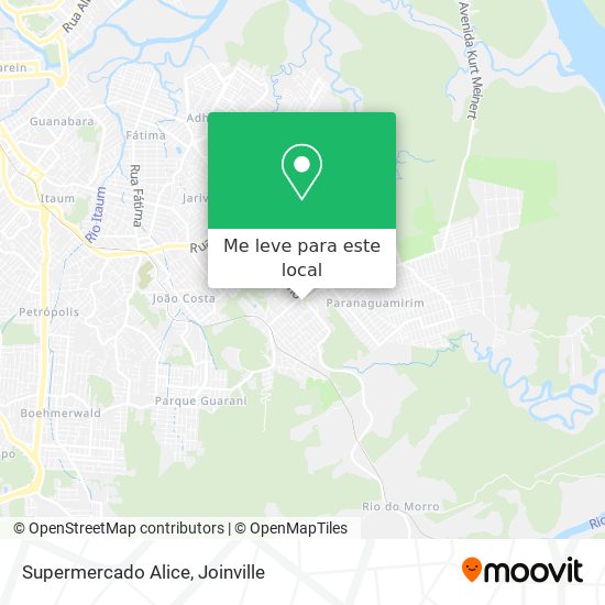 Supermercado Alice mapa