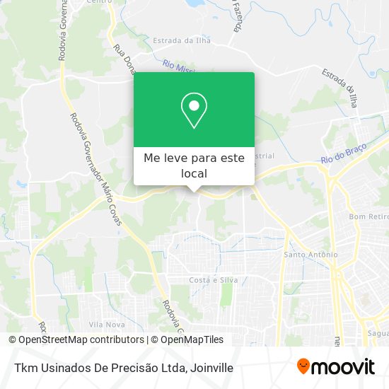 Tkm Usinados De Precisão Ltda mapa
