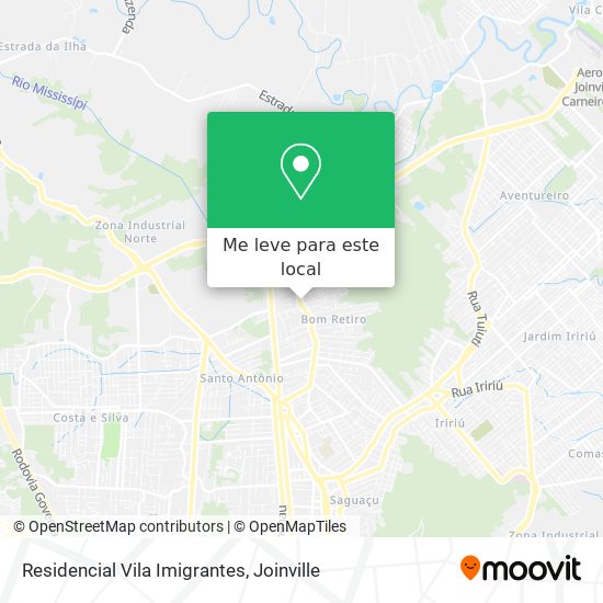 Residencial Vila Imigrantes mapa