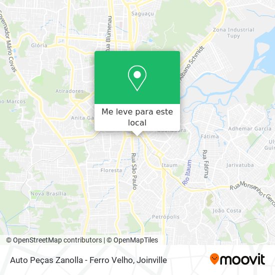 Auto Peças Zanolla - Ferro Velho mapa