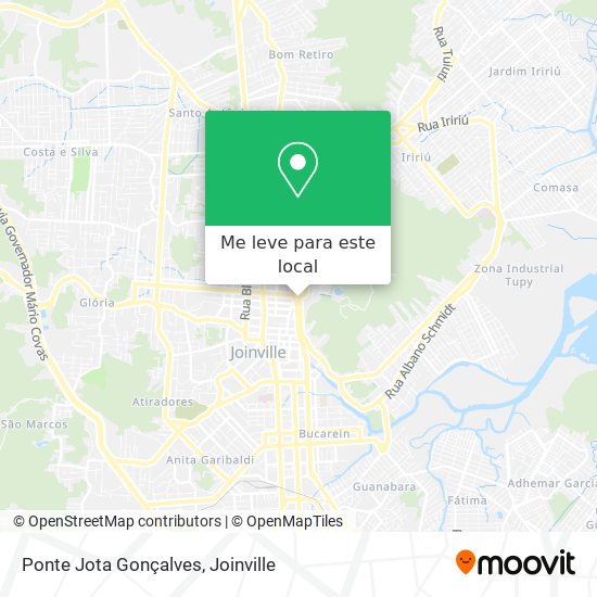 Ponte Jota Gonçalves mapa