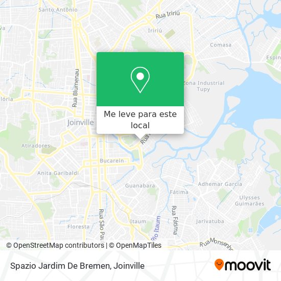 Spazio Jardim De Bremen mapa