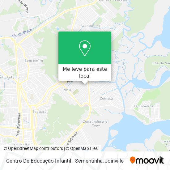 Centro De Educação Infantil - Sementinha mapa