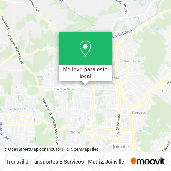 Transville Transportes E Serviços - Matriz mapa