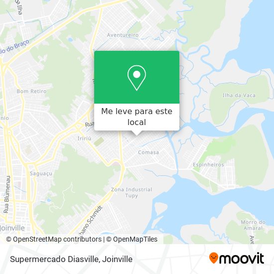 Supermercado Diasville mapa