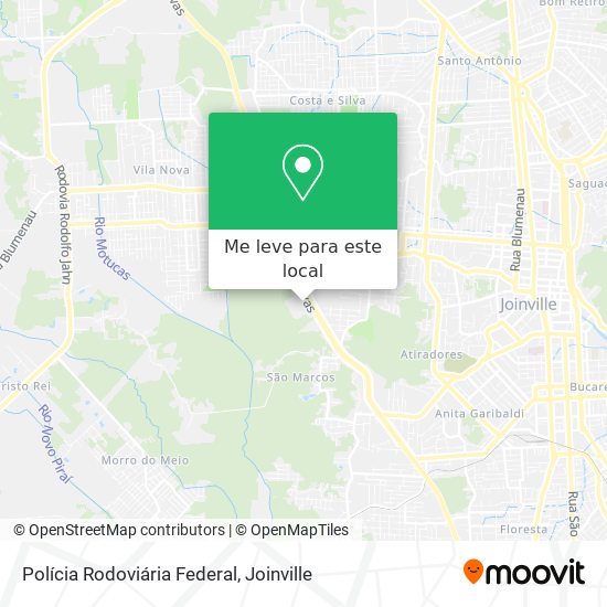 Polícia Rodoviária Federal mapa