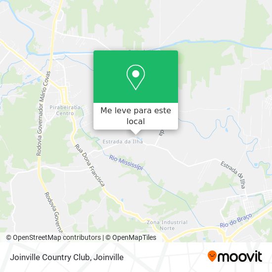 Joinville Country Club mapa