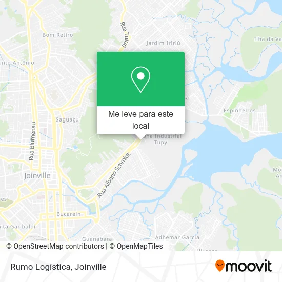 Rumo Logística mapa