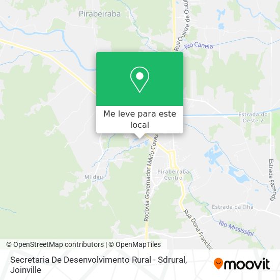 Secretaria De Desenvolvimento Rural - Sdrural mapa
