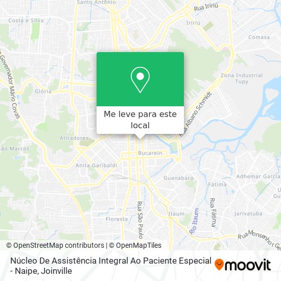 Núcleo De Assistência Integral Ao Paciente Especial - Naipe mapa