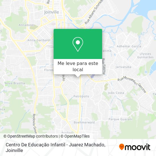 Centro De Educação Infantil - Juarez Machado mapa